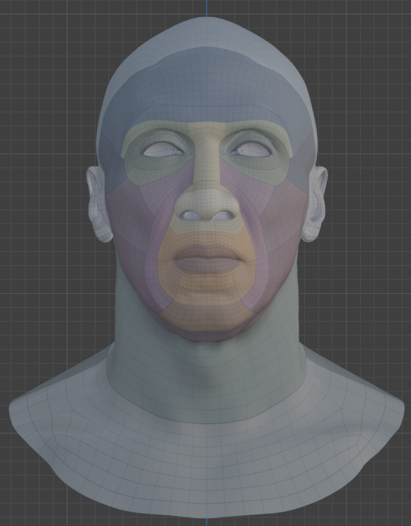 MetaHuman body UV layout